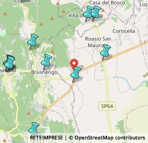 Mappa Via F. Turati, 13060 Roasio VC, Italia (2.87583)