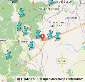 Mappa Via F. Turati, 13060 Roasio VC, Italia (2.42364)