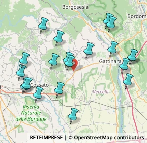 Mappa Via F. Turati, 13060 Roasio VC, Italia (8.9055)