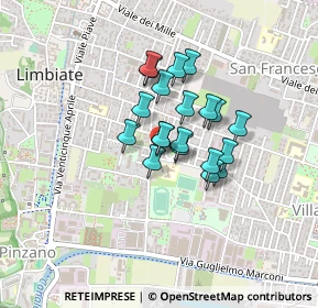 Mappa Via Mosè Bianchi, 20812 Limbiate MB, Italia (0.2825)