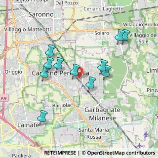 Mappa Via Enrico Toti, 21042 Caronno Pertusella VA, Italia (1.79818)