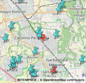 Mappa Via Enrico Toti, 21042 Caronno Pertusella VA, Italia (2.9355)