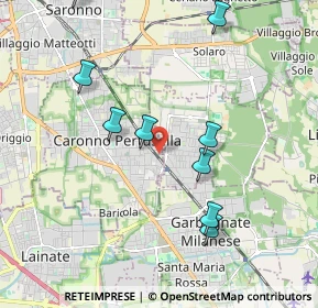Mappa Via Enrico Toti, 21042 Caronno Pertusella VA, Italia (2.79308)