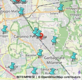 Mappa Via Enrico Toti, 21042 Caronno Pertusella VA, Italia (3.20294)
