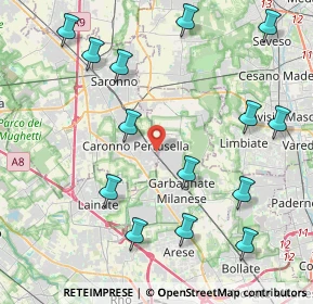 Mappa Via Enrico Toti, 21042 Caronno Pertusella VA, Italia (4.92643)