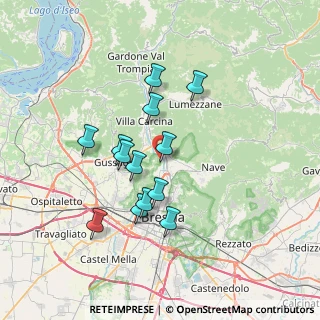 Mappa Via del Sasso, 25060 Collebeato BS, Italia (6.09)