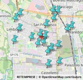 Mappa Via Bartolomeo Colleoni, 20812 Limbiate MB, Italia (0.943)