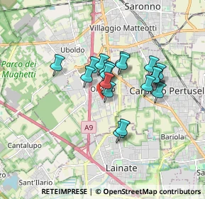 Mappa Via Ferrari L., 21040 Origgio VA, Italia (1.277)