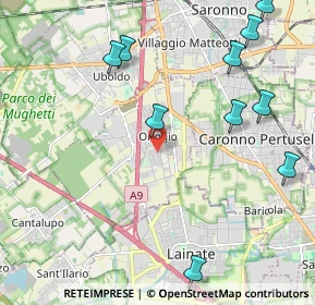 Mappa Via Ferrari L., 21040 Origgio VA, Italia (2.93769)
