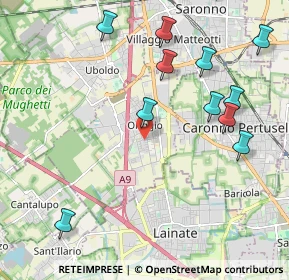 Mappa Via Ferrari L., 21040 Origgio VA, Italia (2.77933)