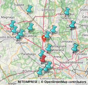 Mappa Via Ferrari L., 21040 Origgio VA, Italia (8.9005)