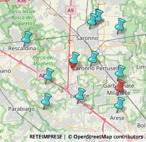 Mappa Via Ferrari L., 21040 Origgio VA, Italia (4.45769)