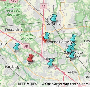 Mappa Via Ferrari L., 21040 Origgio VA, Italia (4.20083)