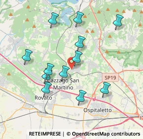 Mappa Via Giuseppe Garibaldi, 25046 Cazzago San Martino BS, Italia (3.67333)