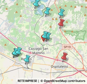 Mappa Via Giuseppe Garibaldi, 25046 Cazzago San Martino BS, Italia (4.32909)