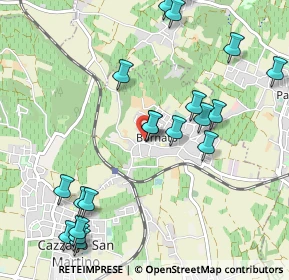 Mappa Via Giuseppe Garibaldi, 25046 Cazzago San Martino BS, Italia (1.194)