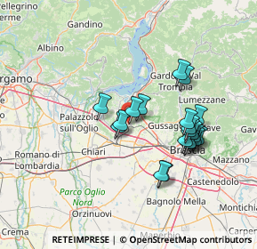 Mappa Via Giuseppe Garibaldi, 25046 Cazzago San Martino BS, Italia (12.559)