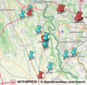 Mappa Via Circonvallazione, 28047 Oleggio NO, Italia (9.385)