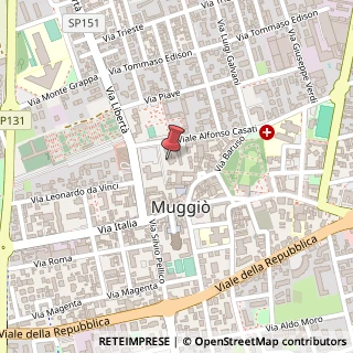 Mappa Via Alfonso Casati, 2A, 20835 Muggiò, Monza e Brianza (Lombardia)