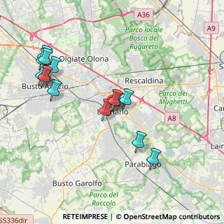 Mappa Via XXV Aprile, 20025 Legnano MI, Italia (4.09429)