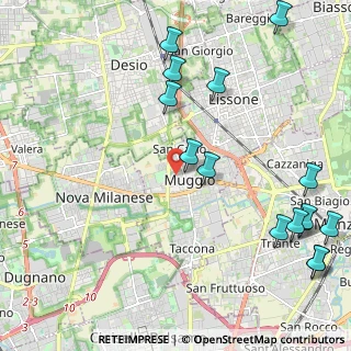 Mappa Via Leonardo Da Vinci, 20835 Muggiò MB, Italia (2.80733)