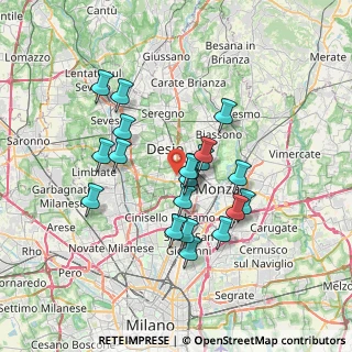 Mappa Via Leonardo Da Vinci, 20835 Muggiò MB, Italia (6.052)