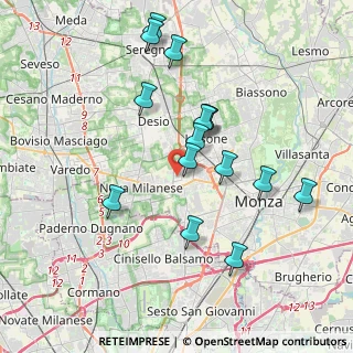 Mappa Via Leonardo Da Vinci, 20835 Muggiò MB, Italia (3.64467)