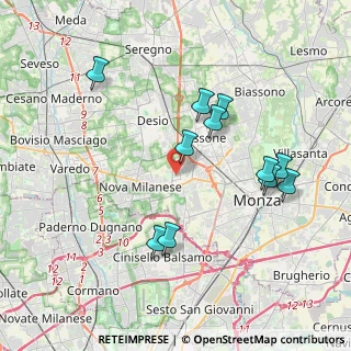 Mappa Via Leonardo Da Vinci, 20835 Muggiò MB, Italia (3.79182)
