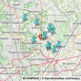 Mappa Via Leonardo Da Vinci, 20835 Muggiò MB, Italia (2.64182)