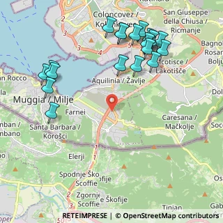 Mappa Via Martinelli Nereo, 34015 Muggia TS, Italia (2.4845)