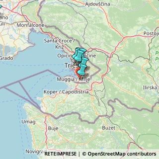 Mappa Via Martinelli Nereo, 34015 Muggia TS, Italia (25.46636)