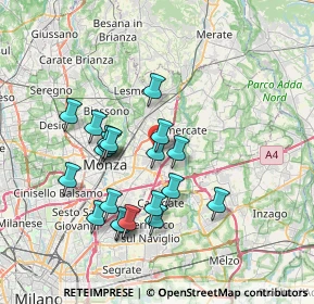 Mappa Via XXV Aprile, 20863 Concorezzo MB, Italia (6.73)