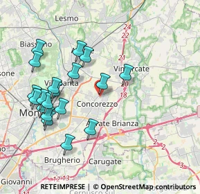 Mappa Via XXV Aprile, 20863 Concorezzo MB, Italia (4.03474)