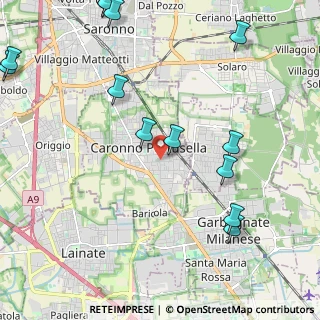 Mappa Via Sant'Alessandro, 21042 Caronno Pertusella VA, Italia (2.82538)