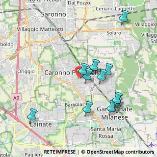 Mappa Via Sant'Alessandro, 21042 Caronno Pertusella VA, Italia (1.88923)