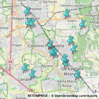 Mappa Via Sant'Alessandro, 21042 Caronno Pertusella VA, Italia (2.23867)