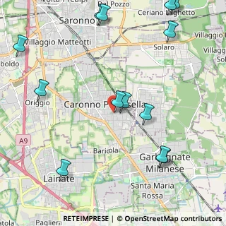 Mappa Via Sant'Alessandro, 21042 Caronno Pertusella VA, Italia (2.77077)