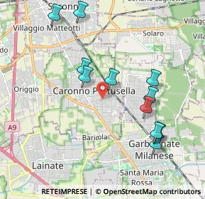Mappa Via Sant'Alessandro, 21042 Caronno Pertusella VA, Italia (1.99)