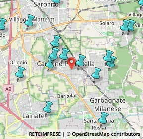 Mappa Via Sant'Alessandro, 21042 Caronno Pertusella VA, Italia (2.55944)