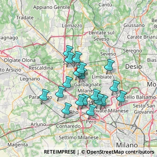 Mappa Via Sant'Alessandro, 21042 Caronno Pertusella VA, Italia (5.99474)