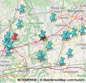 Mappa Via Giuseppe di Vittorio, 20056 Trezzo sull'Adda MI, Italia (9.539)