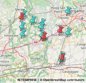 Mappa Via Giuseppe di Vittorio, 20056 Trezzo sull'Adda MI, Italia (7.47933)