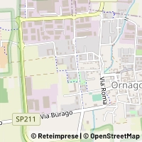 Karte Ornago