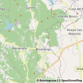 Mappa Brusnengo
