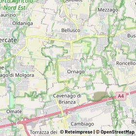 Mappa Ornago