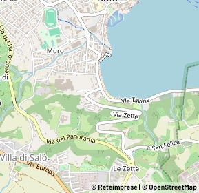 Mappa Via Zette, 25087 Salò BS, Italia (0.24)