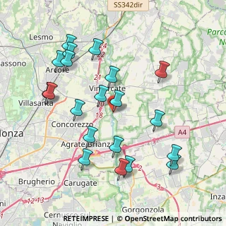 Mappa Via S.Maria Molgora, 20875 Burago di Molgora MB, Italia (4.171)