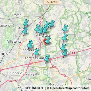 Mappa Via S.Maria Molgora, 20875 Burago di Molgora MB, Italia (3.17)
