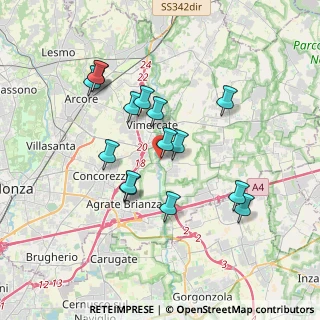 Mappa Via S.Maria Molgora, 20875 Burago di Molgora MB, Italia (3.29933)