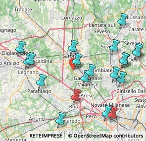 Mappa Vicolo del Pozzo, 21042 Caronno Pertusella VA, Italia (9.299)